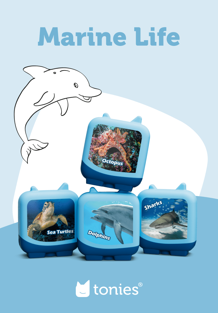 Marine Life Pocket Tonies - 4 Pack - Image 2
