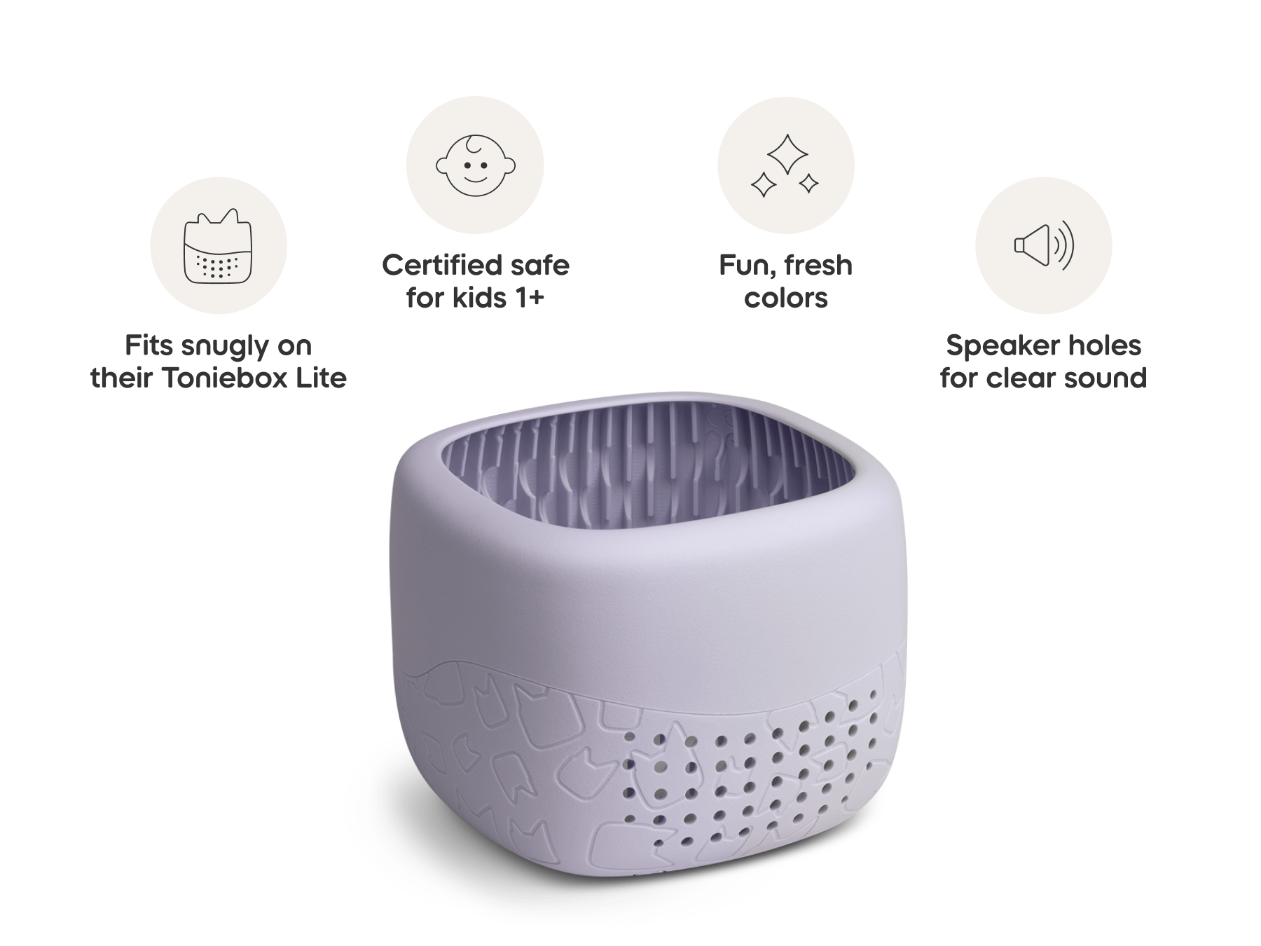 Toniebox Lite Cover: Pastel Lilac - Image 4