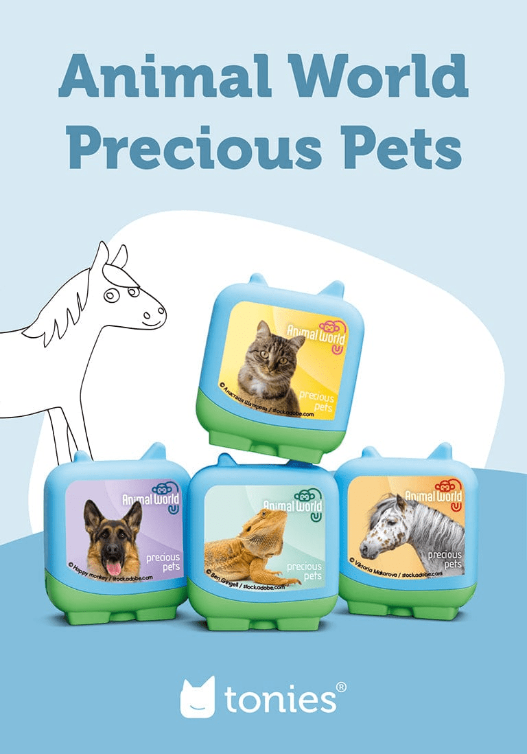 Animal World Precious Pets Pocket Tonies - 4 Pack - Image 2