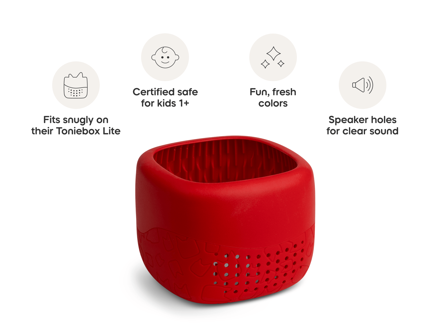 Toniebox Lite Cover: Sunset Red - Image 4