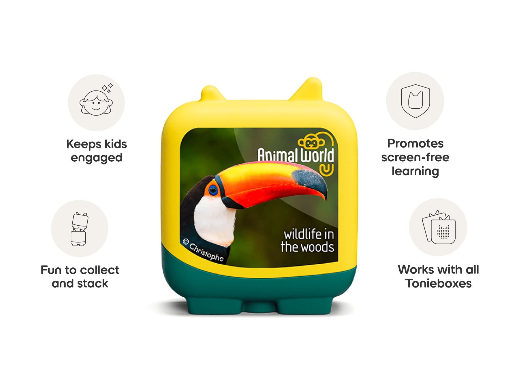 Animal World Wildlife in the Woods Pocket Tonies - 4 Pack - Image 9